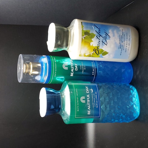 Bath & Body Works Other - NEW!! 3 pc Bath & Body Works Beautiful Day Shower Gel, Fine Mist & Body Lotion